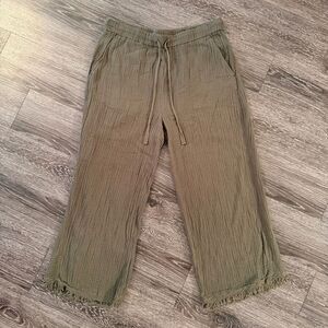 Eileen Fisher Organic Cotton Drawstring Pants